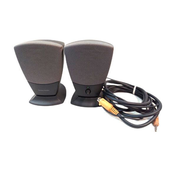 Harmon Kardon HK395 2 Speaker Set HIPS-HB Replacement Computer Speakers - Picture 1 of 3